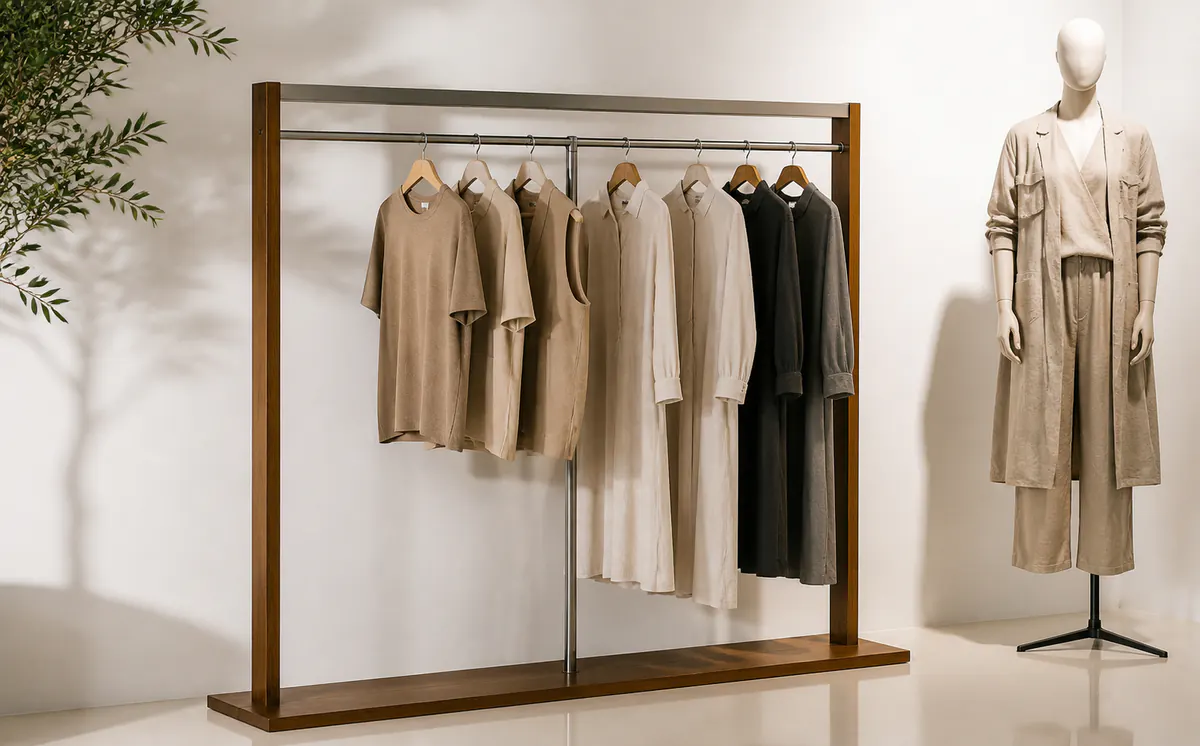 Women's apparel collection display